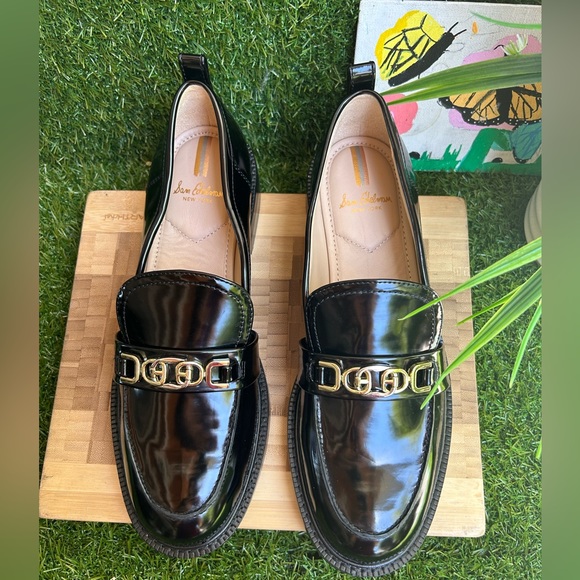 Sam Edelman christy black patent Leather loafers Size 9.5 womens gently us… - Picture 6 of 16